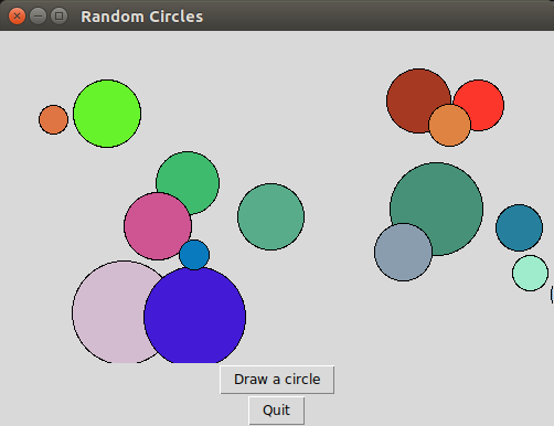 random circles program